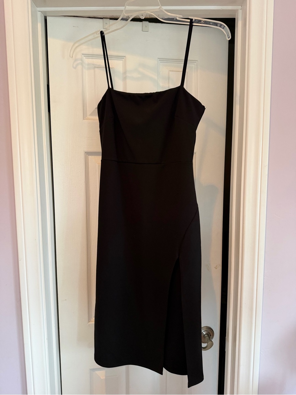 Classic Black Spaghetti Strap Dress